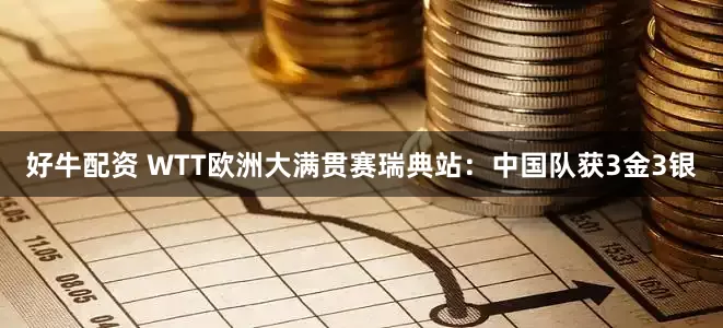好牛配资 WTT欧洲大满贯赛瑞典站：中国队获3金3银
